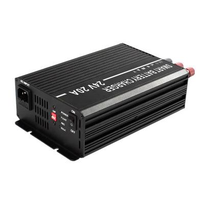 China New China-chic smart charger 12v 24v 48v 10a 20a 30a 40a battery charger for lithium battery for sale