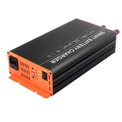 China Reverse Polarity / Output Short Circuit / Over Voltage / Over Load Ect CE RoHS Certificated 40Amp Smart Battery Charger AC110V/220V To DC 12V/24V/48V for sale