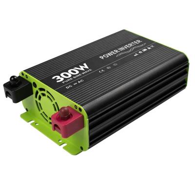 China 12v Power Inverter 300w Intelligent Pure Sine Wave To 220v Single Phase Inverter 160*150*70mm for sale