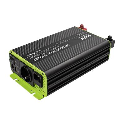 China Over-current.overload.bat Low Alarm.shut Down Pure Sine Wave Inverter 500W With UPS Charger Function DC 12V/24V/48V Changeover AC 100V/110V/220V/230V/240V for sale