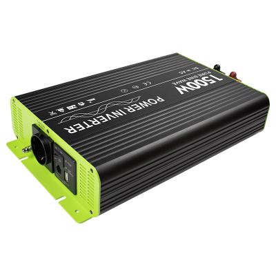 China 1500W 2000W 3000W Brand Certified Pure Sine Wave Inverter 12V/24V To 240V Camping Inverter 290*220*90mm for sale