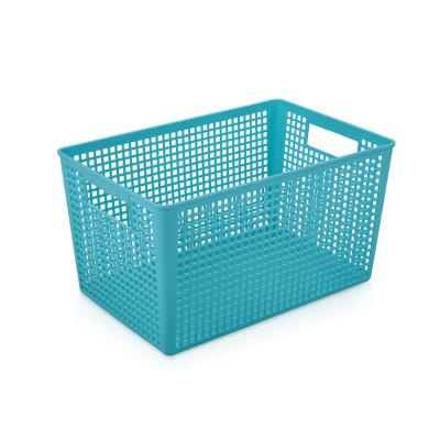 China Stocked Plastic China Price Book Baskets Organization Storage for sale