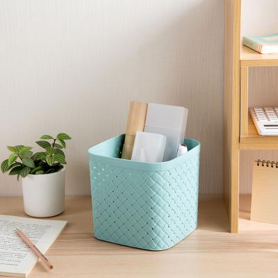 China China high quality pp factory stocked plastic basket storage for sale