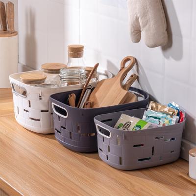 China Seasoning Washing Plastic Tools Clothes Storage Baskets Stocked for sale