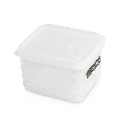 China Stocked Small Airtight Plastic Food Kitchen Storage Containers for sale