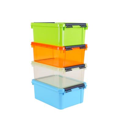 China Manufacturers Stocked Plastic Storage Containers With Lids for sale