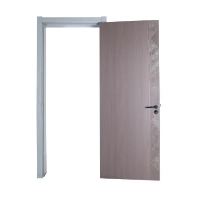 China Wholesale Modern Design Heat Insulation Design Internal Solid Wood Doors Solid Wood Sound Insulation Wholesale Free Paint Apartment Entrance Doors Made In China for sale