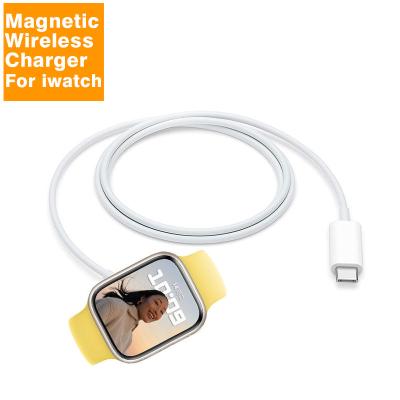 China Magnetic Adsorption Top Wholesale Promotion Price Smart Watch iwatch 5W 7.5W QI Certificate Magnetic Fast Charging Wireless Charger for sale