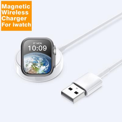 China Adsorption Factory Price Magnetic Wireless Fast Charger For Apple Watch Series 8 7 6 5 USB Magnetic Watch Charging Cable For Iwatch for sale