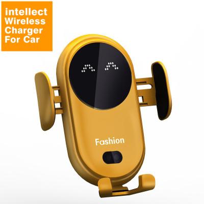 China Wireless Charger For S11 15W Car Wireless Charger Smart Mobile Phone Infrared Sensing Bracket Fast Charging Creative Auto Telescopic Bracket for sale