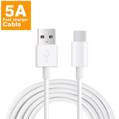 China Popular MP3/MP4 Player Super Fast Charging Type C 5A Usb Charger Data Cable For Huawei For Xiaomi For Samsung Ultra Mobile Phone for sale