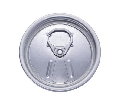 China Factory Supply OEM Food Grade 209# RPT 60mm Lid Ring Shaped Aluminum Non Refillable Aluminum Easy Open Cap With Easy Open End for sale