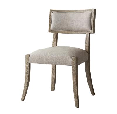 China Classic Mid Century Klismos Fabric Dining Chair Seat Factory Dining Room PP Modern Design China Kitchen for sale