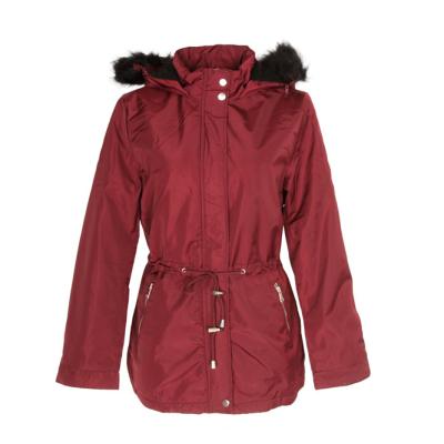 China Stockpapa Breathable Wholesale Women's Down Jacket Hooded Parka for sale