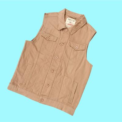 China 2021 spring fashion vest denim vest anti-pilling vest with 5 colors for men for sale