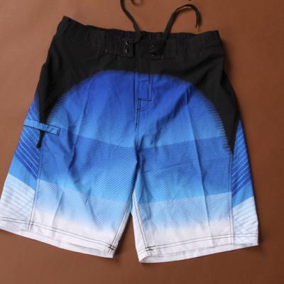 China Sustainable Stock Mens Striped Printed Swim Shorts Stretch Mens WAY 4 Panel Spandex Shorts for sale