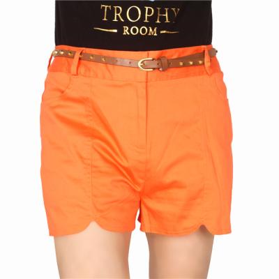 China 2021 High Quality Stockpapa Breathable Women's Ladies Belted Shorts for sale