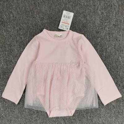 China Stockpapa Antibacterial High Quality Cheap Inventory Wholesale Surplus Baby Clothes Baby Romper for sale