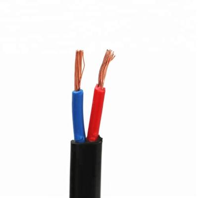 China Underground KVV 2C*0.4mm2 PVC Good Quality Flat Core 300v Electrical Multicore Wire for sale