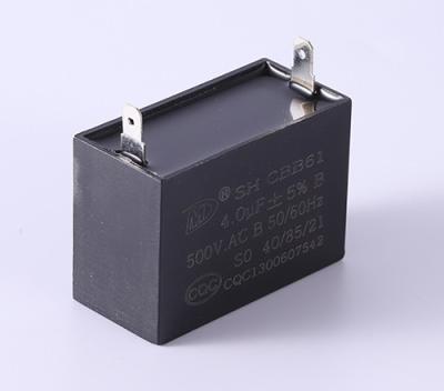 China 10uf Self Healing AC Motor Running Capacitor terminal series hot product for sale