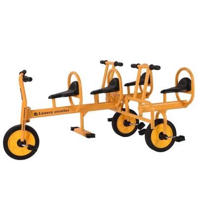 China Cheap Ride Double Seat Factory Price Circle Kids Tricycle Baby Tricycle For Kindergarten for sale