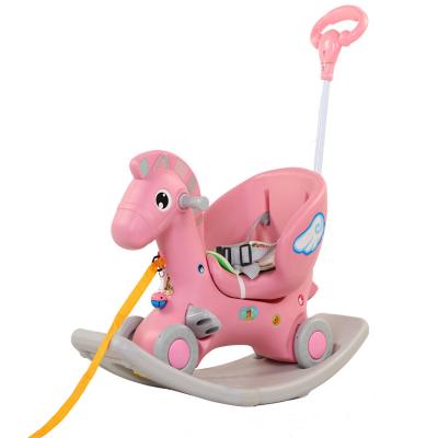 China Early Education Rocking Horse Kids Shake Horse Baby Toy Early Education Shake Car Toddler Walker Multi-Function Early Ride On Animals Toy for sale