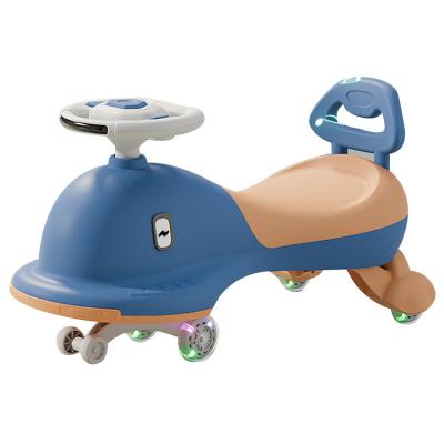 China Wholesale New Plastic Children's Twist Toys Baby 1-3 Year Old Yo-Yo Car With Light And Music Baby Swing Ride On Car for sale