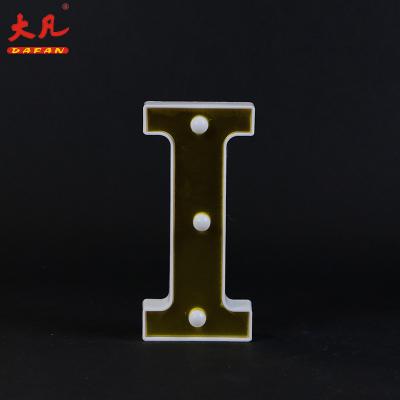 China Cheap INDOOR Decoration Holiday LED Room Alphabet Letter Lights for sale