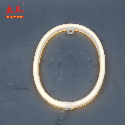 China ALL Festival Indoor Home O Shaped Led Flexible Neon Light For Christmas Decoration for sale