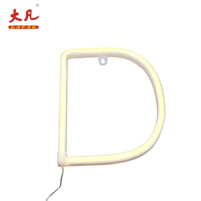 China ALL Festival O Shape Decorative 3D LED Flexible Neon Sign Letters For Party Wedding for sale