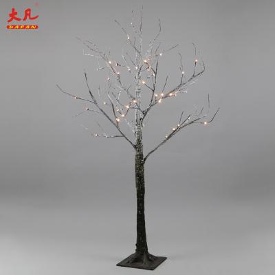 China High Quality Simulation Twig Tree Light 120cm Warm White Led Artificial Twig Branch Flower Tree Lights Room Decoration for sale