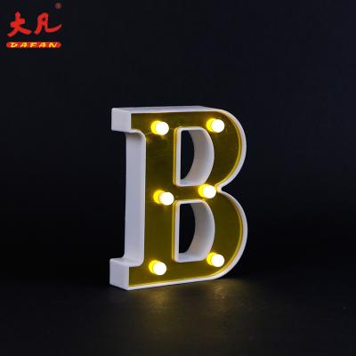 China INDOOR Battery Operated Marquee Letter Lights Alphabet Sign Night Light for sale