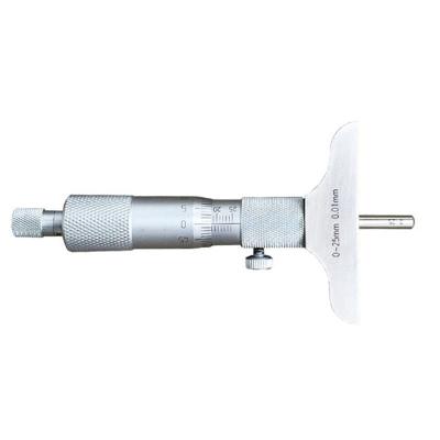 China Stainless Steel Depth Gauge Depth Micrometer With High Accuracy R-215-04 for sale