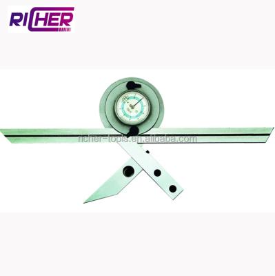 China Universal 360 Degree Protractor 0-360 Degree Dial Bevel Protractor 360 Degree Protractor for sale