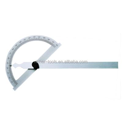 China Stainless Steel Locking Type 0-180 Degree Protractor Angle Degree Measuring Tools for sale