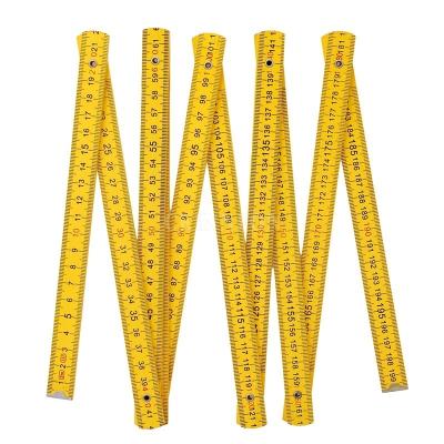 China 2 Foldable 10 Times Custom Meters Wooden Folding Ruler for sale