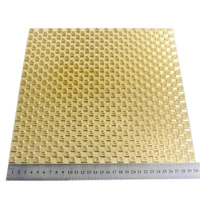 China Customized Style Custom New Style Personalized Copper Hot Stamping Plate Embossed Mold for sale