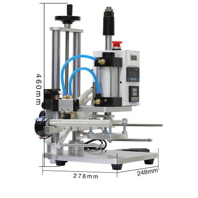 China QS101 Wooden Greeting Card Wood Hot Stamping Leather Book Stamps Stamping Machine Embossing Hot Stamping Machine for sale