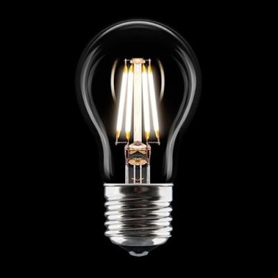 China SAA Screw AC120V 4W 470lm Led Filament A60 E27 Bulb for sale