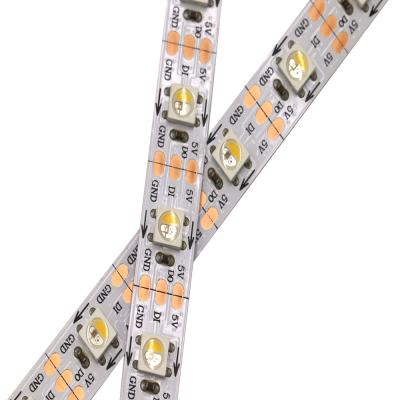 China 10pcs 5050  RGBW 5v Individually Addressable RGBW Led Strip for sale