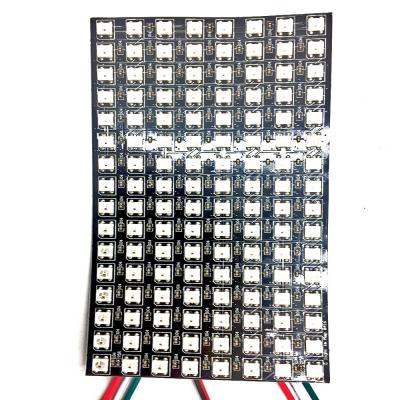 China 256pixels 16*16 Addressable LED Dot Matrix WS2812b Led Strip for sale