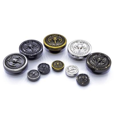 China Good quality metal snap free hot selling zinc alloy buttons for jeans for sale