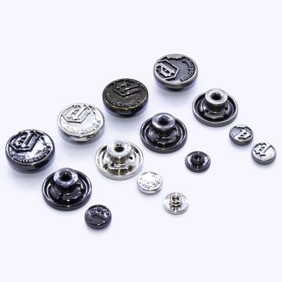 China Zinc alloy jeans widely used without higher quality metal rupture button for sale