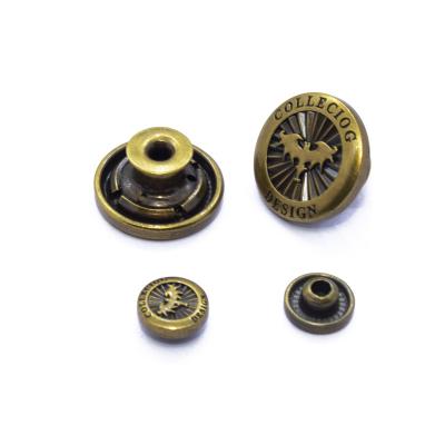 China Hot selling new product luxury custom buttons nickel free for jeans clothing for sale