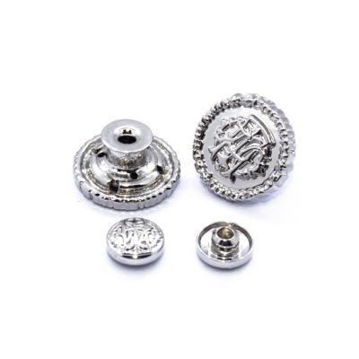 China 2021 Nickel Free New Promotion Around Flat Button Jean Button Accessories For Clothing for sale