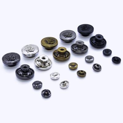 China China manufacture professional nickel free women jeans snap buttons for pants jeans for sale