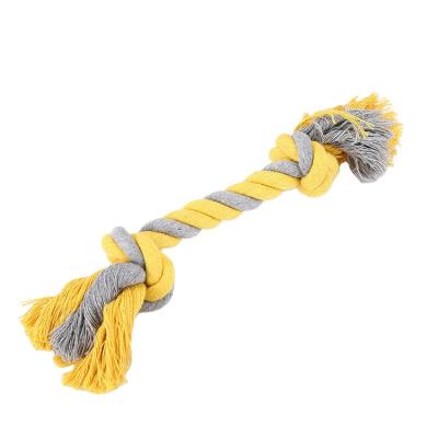 China Wholesale Viable Pet Toy Cat And Dog Resistance To Bite Clean Teeth Tie Pet Cotton Knot Chew Toy for sale