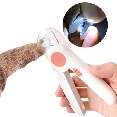 China Viable Animal Dog Nail Clippers With Led And Folder Nail Cat Pet Nail Clipper for sale