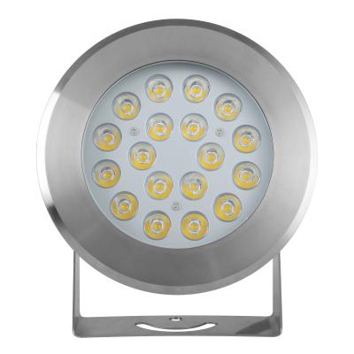 China LANDSCAPE 15W High Quality Floodlight 316 Stainless Steel LED Fountain Underwater Pool Light for sale