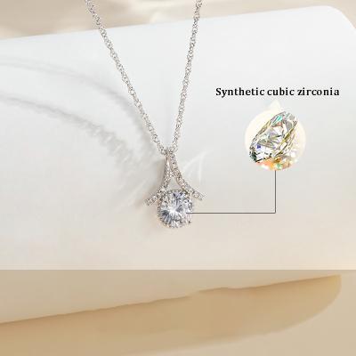 China New high-end crystal women's original temperament light luxury clavicle chain of elegance Jian Yue necklace for sale